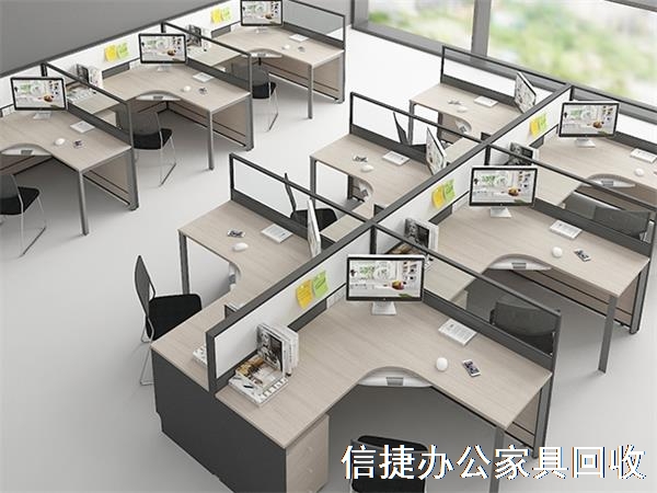 北京职员桌回收，北京工位回收，上门家具回收